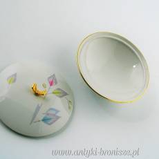 Bombonierka porcelanowa Niemcy Windischeschenbach Oscar Schaller & Co. Nachfolger 1930-1950.