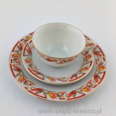 Filiżanka porcelanowa (trio) Niemcy Bawaria Schirnding Porzellan A.G. 1925-1936r.