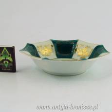 Mała ośmiokątna miska porcelanowa ręcznie malowana Japonia Chugai China