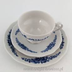 Filizanka porcelanowa (trio) Niemcy Blankenhain V.E.B. Weimar Porzellan, Echt kobalt