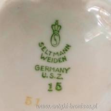Filiżanka porcelanowa (trio) Niemcy Weiden Porzellanfabrik Christian Seltmann G.m.b.H.1946-1949r.