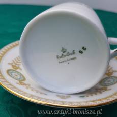 Filizanka na spodku z bezowo-brazowym szlaczkiem, sygn. "Eschenbach" Bavaria GERMANY - poz. 6877