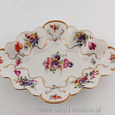 Półmisek porcelanowy Śląsk Sorau (Żary) dekor Dresden 1925-1940r