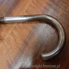 Laska cienka, czarna, z metalowa raczka - L:90cm - poz. 5528