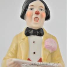 Klaun elegant śpiewa figurka do kolekcji wys.14cm
