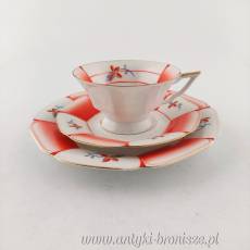Filiżanka porcelanowa Art- Deco (trio) Bawaria