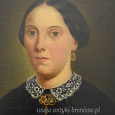 Obraz - OlejNaPlotnie Portret "Dama" z XIX - poz. 6849