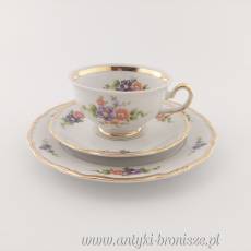 Filiżanka porcelanowa (trio) Niemcy Bawaria Winterling Kirchenlamitz lata 60 XXw