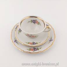 Filiżanka porcelanowa (trio) Niemcy Bawaria Winterling Kirchenlamitz lata 60 XXw