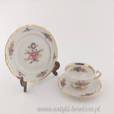 Filiżanka porcelanowa (trio) Niemcy Bawaria Winterling Kirchenlamitz lata 60 XXw