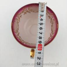 Filiżanka porcelanowa (trio) Niemcy Vohenstrauß Porzellanfabrik Johann Seltmann lata 50-60 XXw