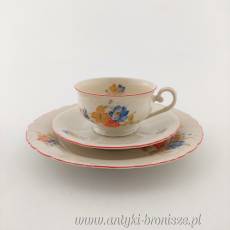 Filiżanka porcelanowa (trio) Czechy Božicany (niem. Poschetzau) 1938-1945r