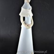 dama z kwiatami - Wiosna Royal Dux  Czechy wys.30cm