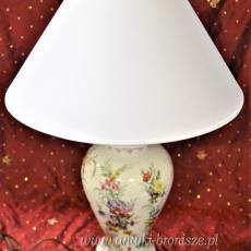 Lampa stołowa porcelana Limoges Francja lata60te wys.46cm