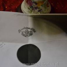 Lampa stołowa porcelana Limoges Francja lata60te wys.46cm