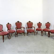 Komplet mebli wypoczynkowych ( 2 fotele, 5 krzeseł)