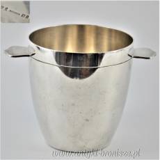 Kuler (cooler) wiaderko do chłodzenia wina B. Wiskemann Belgia 1930 r.