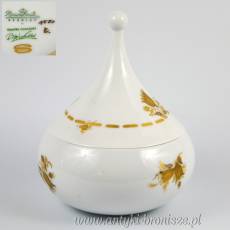 Bomboniera Rosenthal Studio Line Bjorn Wiinblad złoty dekor lata60te 20cm