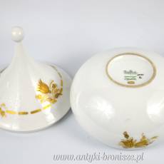 Bomboniera Rosenthal Studio Line Bjorn Wiinblad złoty dekor lata60te 20cm