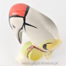 New Look dzięcioł porcelana Drasche Węgry pikasy lata 60-te wys.10cm