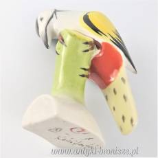 New Look dzięcioł porcelana Drasche Węgry pikasy lata 60-te wys.10cm