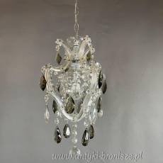 Antyczny żyrandol kryształowy Maria Teresa lampa sufitowa