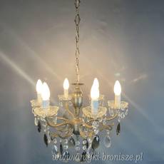 Antyczny żyrandol lampa sufitowa