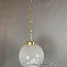 Żyrandol KULA lampa szklana sufitowa antyczna