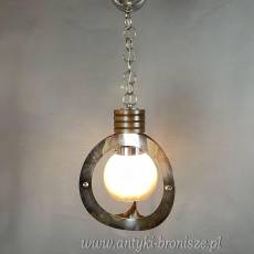 Żyrandol KULA lampa szklana sufitowa antyczna