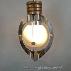 Żyrandol KULA lampa szklana sufitowa antyczna