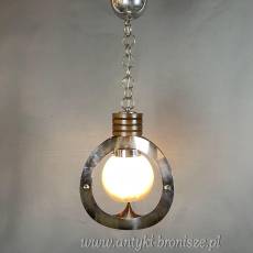 Żyrandol KULA lampa szklana sufitowa antyczna