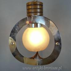 Żyrandol KULA lampa szklana sufitowa antyczna