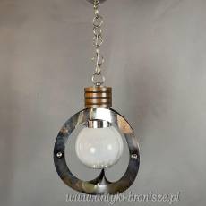 Żyrandol KULA lampa szklana sufitowa antyczna