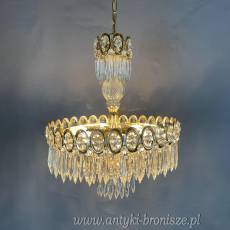 Antyczny żyrandol lampa sufitowa
