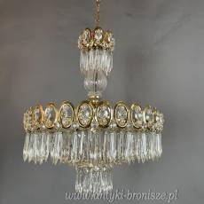 Antyczny żyrandol lampa sufitowa