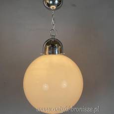 Żyrandol KULA, lampa szklana, sufitowa, antyczna