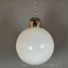 Żyrandol KULA, lampa szklana, sufitowa, antyczna