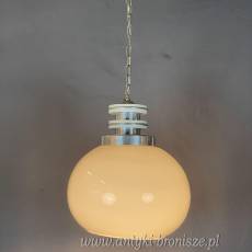 Żyrandol KULA, lampa szklana, sufitowa, antyczna