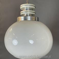 Żyrandol KULA, lampa szklana, sufitowa, antyczna