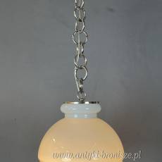 Żyrandol KULA, lampa szklana, sufitowa, antyczna