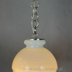 Żyrandol KULA, lampa szklana, sufitowa, antyczna