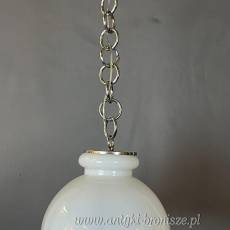 Żyrandol KULA, lampa szklana, sufitowa, antyczna