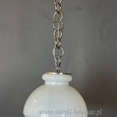 Żyrandol KULA, lampa szklana, sufitowa, antyczna