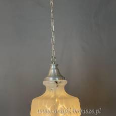 Żyrandol KULA, lampa szklana, sufitowa, antyczna