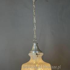 Żyrandol KULA, lampa szklana, sufitowa, antyczna