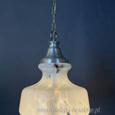 Żyrandol KULA, lampa szklana, sufitowa, antyczna
