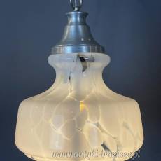 Żyrandol KULA, lampa szklana, sufitowa, antyczna