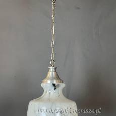 Żyrandol KULA, lampa szklana, sufitowa, antyczna