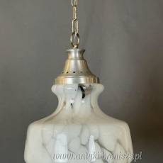 Żyrandol KULA, lampa szklana, sufitowa, antyczna