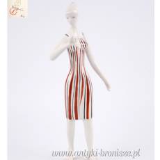 New Look Kobieta z ptakiem Drasche Węgry lata 60te  wys. 23cm
